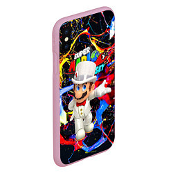 Чехол iPhone XS Max матовый Super Mario Odyssey - Nintendo - видеоигра, цвет: 3D-розовый — фото 2