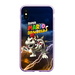 Чехол iPhone XS Max матовый Dry Bowser - Super Mario 3D World - Nintendo