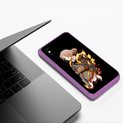 Чехол iPhone XS Max матовый Elden Ring - Мелина, цвет: 3D-фиолетовый — фото 2