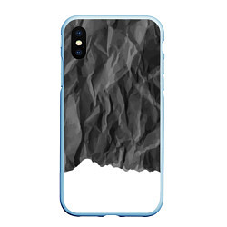 Чехол iPhone XS Max матовый Имитация скалы
