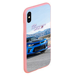 Чехол iPhone XS Max матовый Chevrolet Camaro ZL 1 - Motorsport, цвет: 3D-баблгам — фото 2