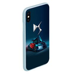 Чехол iPhone XS Max матовый Citroen DS Spirit Concept, цвет: 3D-голубой — фото 2