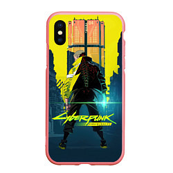 Чехол iPhone XS Max матовый Cyberpunk Edgerunners, цвет: 3D-баблгам