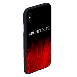 Чехол iPhone XS Max матовый Architects red plasma, цвет: 3D-черный — фото 2