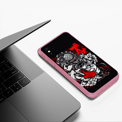 Чехол iPhone XS Max матовый Юта из Магической биты, цвет: 3D-малиновый — фото 2