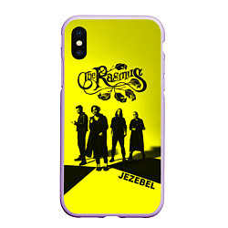 Чехол iPhone XS Max матовый Jezebel - The Rasmus, цвет: 3D-сиреневый