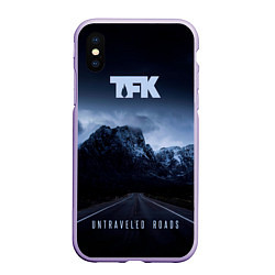 Чехол iPhone XS Max матовый Untraveled Road - Thousand Foot Krutch, цвет: 3D-светло-сиреневый