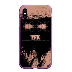 Чехол iPhone XS Max матовый Thousand Foot Krutch Metamorphosis, цвет: 3D-фиолетовый