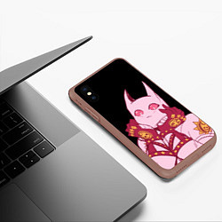 Чехол iPhone XS Max матовый Милый стенд Killer Queen - Jojo, цвет: 3D-коричневый — фото 2