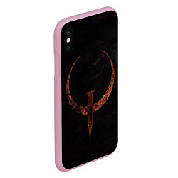 Чехол iPhone XS Max матовый Quake 1, цвет: 3D-розовый — фото 2