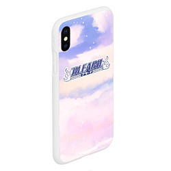 Чехол iPhone XS Max матовый Bleach sky clouds, цвет: 3D-белый — фото 2