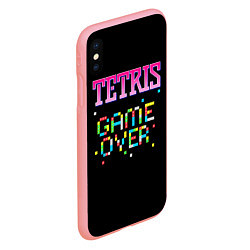 Чехол iPhone XS Max матовый Tetris - Game Over, цвет: 3D-баблгам — фото 2