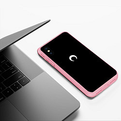 Чехол iPhone XS Max матовый White Moon, цвет: 3D-баблгам — фото 2
