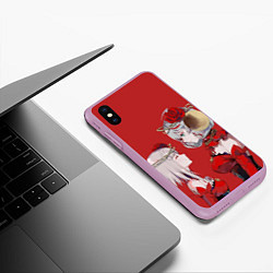 Чехол iPhone XS Max матовый Анна Шнайдер и Шарлотта Шнайдер - Такт Опус Судьба, цвет: 3D-сиреневый — фото 2