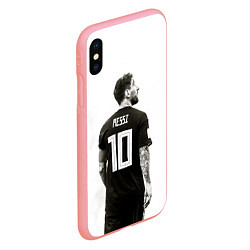 Чехол iPhone XS Max матовый 10 Leo Messi, цвет: 3D-баблгам — фото 2