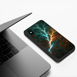 Чехол iPhone XS Max матовый Мультивселенные, цвет: 3D-черный — фото 2