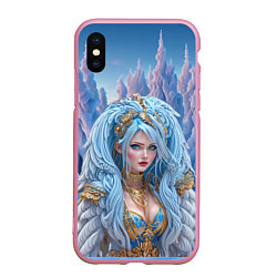 Чехол iPhone XS Max матовый Crystal Maiden Dota2, цвет: 3D-розовый