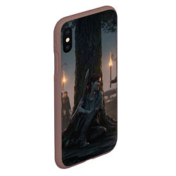 Чехол iPhone XS Max матовый Элли в засаде, цвет: 3D-коричневый — фото 2