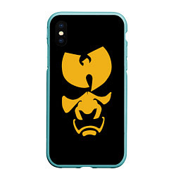 Чехол iPhone XS Max матовый Wu-Tang Clan samurai, цвет: 3D-мятный