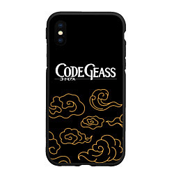 Чехол iPhone XS Max матовый Code Geass anime clouds