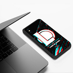 Чехол iPhone XS Max матовый League of Legends в стиле glitch и баги графики на, цвет: 3D-черный — фото 2