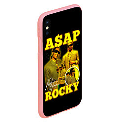 Чехол iPhone XS Max матовый Asap Rocky, rapper, цвет: 3D-баблгам — фото 2