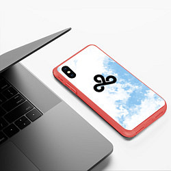 Чехол iPhone XS Max матовый Cloud9 Облачный, цвет: 3D-красный — фото 2