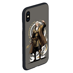 Чехол iPhone XS Max матовый Бог Odin - мифы древних славян, цвет: 3D-черный — фото 2