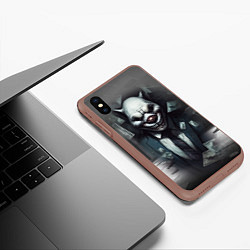 Чехол iPhone XS Max матовый Payday 3 wolf, цвет: 3D-коричневый — фото 2