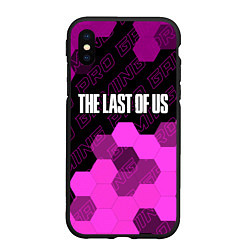 Чехол iPhone XS Max матовый The Last Of Us pro gaming: символ сверху