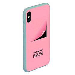 Чехол iPhone XS Max матовый Blackpink Square one, цвет: 3D-мятный — фото 2