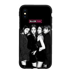 Чехол iPhone XS Max матовый Blackpink - girl group, цвет: 3D-черный