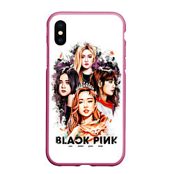 Чехол iPhone XS Max матовый Blackpink 2018