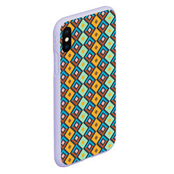 Чехол iPhone XS Max матовый Africa mood, цвет: 3D-светло-сиреневый — фото 2