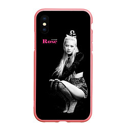 Чехол iPhone XS Max матовый Blackpink Rosanna, цвет: 3D-баблгам