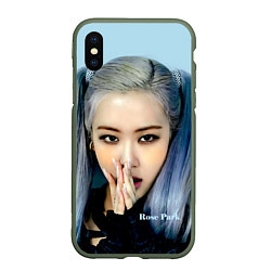 Чехол iPhone XS Max матовый Rose Park Blackpink