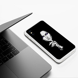 Чехол iPhone XS Max матовый The Witcher 3 - Йеннифер, цвет: 3D-белый — фото 2
