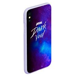 Чехол iPhone XS Max матовый Asking Alexandria Dark Void, цвет: 3D-светло-сиреневый — фото 2