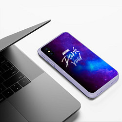 Чехол iPhone XS Max матовый Asking Alexandria Dark Void, цвет: 3D-светло-сиреневый — фото 2