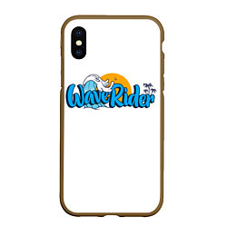 Чехол iPhone XS Max матовый Wave Rider