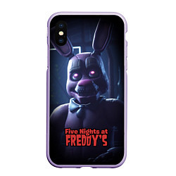 Чехол iPhone XS Max матовый Five Nights at Freddys Bonnie