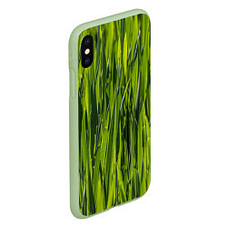 Чехол iPhone XS Max матовый Ландшафт зелень, цвет: 3D-салатовый — фото 2