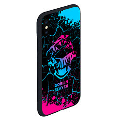 Чехол iPhone XS Max матовый Goblin Slayer - neon gradient, цвет: 3D-черный — фото 2