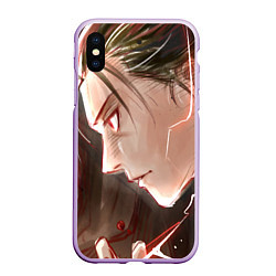 Чехол iPhone XS Max матовый Атака Титанов Eren Yaeger