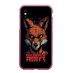 Чехол iPhone XS Max матовый Five Nights at Freddys Mangle