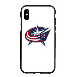 Чехол iPhone XS Max матовый Columbus blue jackets - Sergey Bobrovsky, цвет: 3D-черный