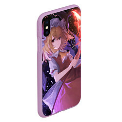 Чехол iPhone XS Max матовый Touhou Project Flandre Scarlet, цвет: 3D-сиреневый — фото 2