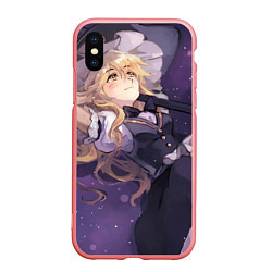 Чехол iPhone XS Max матовый Touhou Project Marisa Kirisame Star