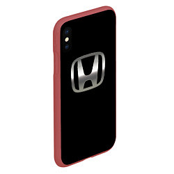 Чехол iPhone XS Max матовый Honda sport auto, цвет: 3D-красный — фото 2