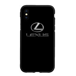 Чехол iPhone XS Max матовый Lexus brend sport, цвет: 3D-черный